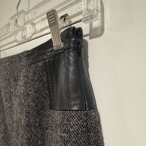 Theory Gray Pencil Skirt Knee-Length Workwear - Picture 3 of 7